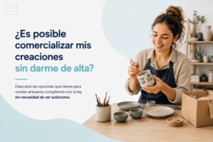 vender artesania sin ser autonomo