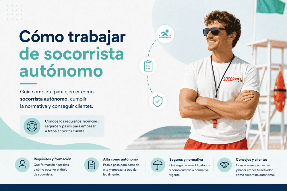 como trabajar de socorrista autonomo