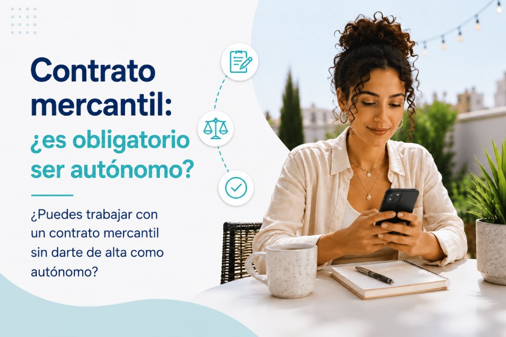 contrato mercantil sin ser autónomo