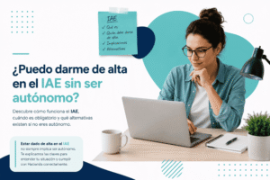 darse de alta en el iae sin ser autonomo